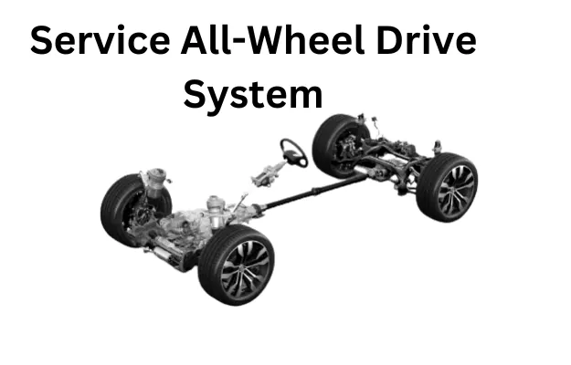 Service All-Wheel Drive System Rear Axle