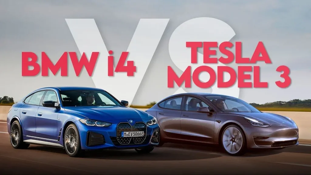 tesla model 3 vs bmw i4