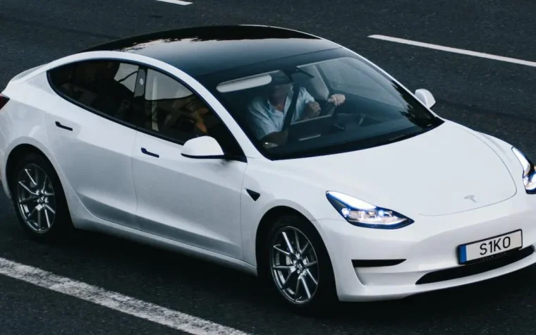 tesla model 3 white
