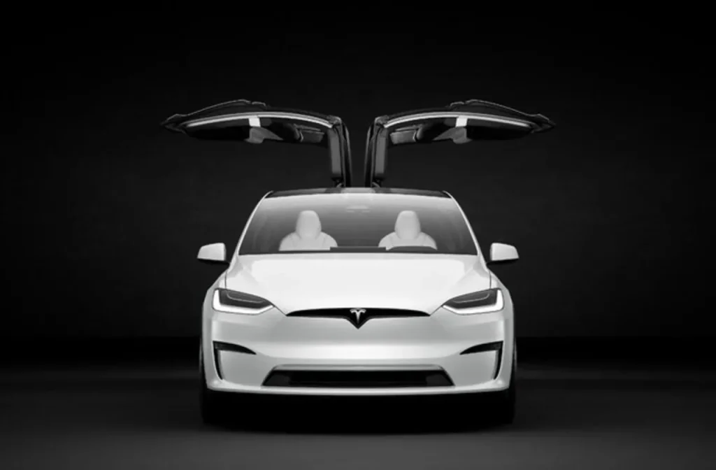 tesla model y white