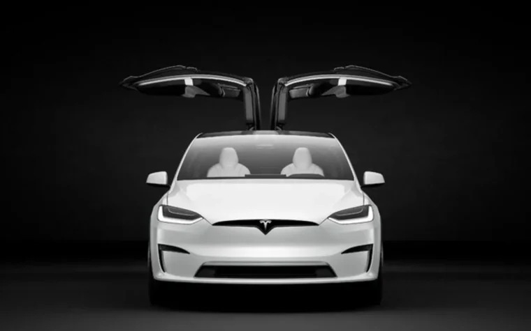 tesla model y white